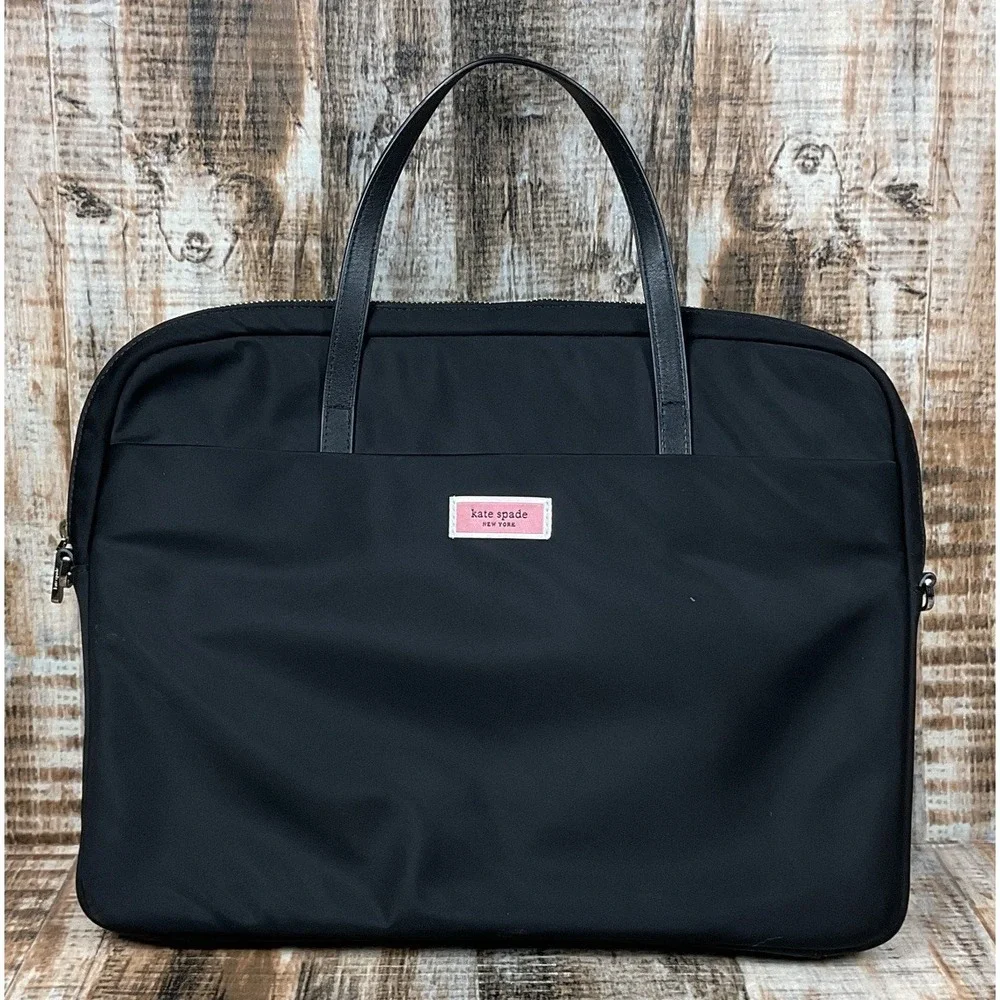 Kate Spade New York Black Laptop Bag **NO SHOULDER STRAPS**